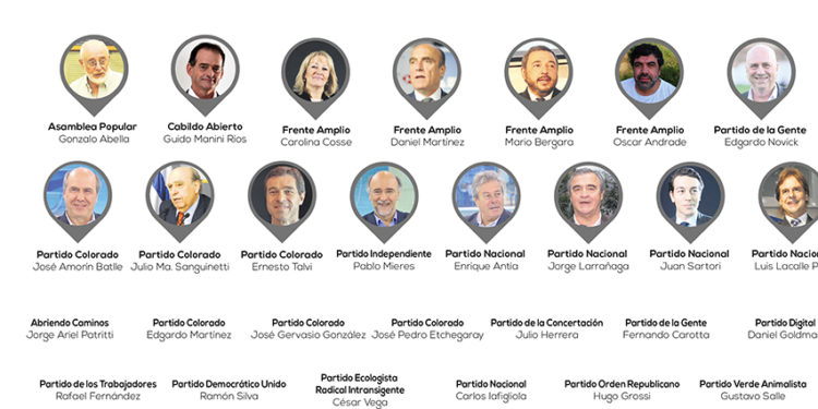 Histórico: 28 precandidatos presidenciales compiten en las internas