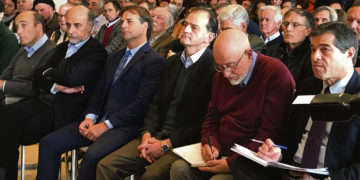 ¿Respaldo al agro?. Los candidatos coincidieron por primera vez después de las internas