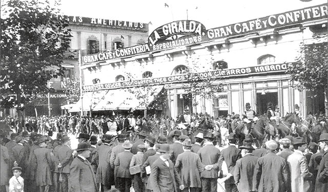 Cafés y confiterías sobre 18 de Julio