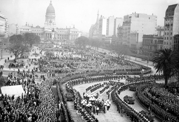 El adiós a “Evita” Perón
