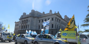 Con la consigna de “avanzar y estar unidos”, los blancos marcan presencia en las calles