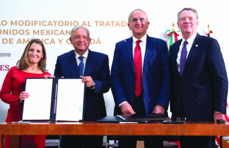 Estados Unidos, México y Canadá firman acuerdo definitivo para reemplazar el NAFTA