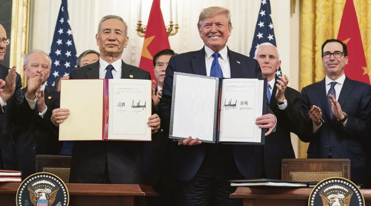 La guerra comercial tiene tregua:  EEUU y China logran un primer acuerdo