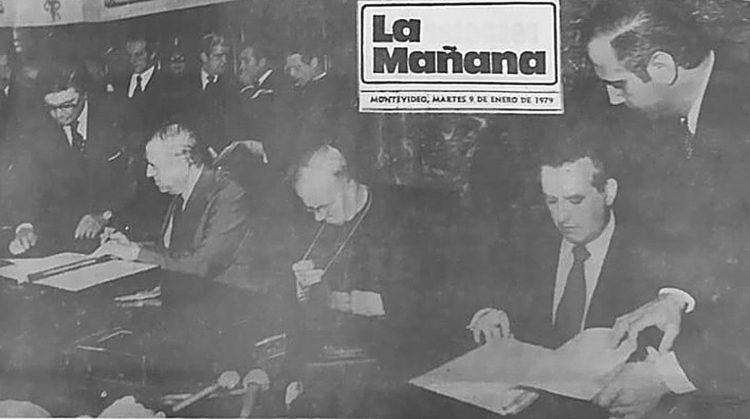 Argentina y Chile firman el Acta de Montevideo