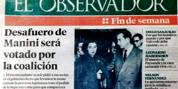 Un periódico con dos caras