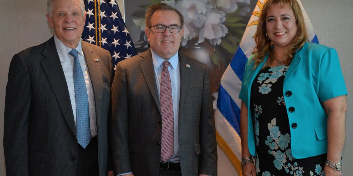 Futura Ministra Irene Moreira se reúne con Misión de los EEUU