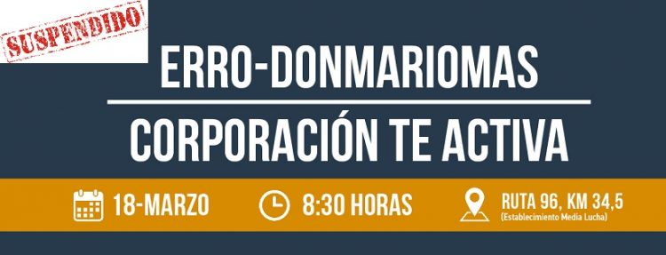 Erro y Corporación suspenden actividades por amenaza del coronavirus
