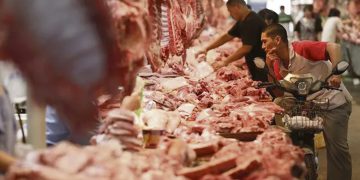 Fuerte caída de la producción de carne