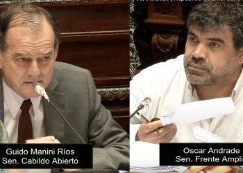 Manini y Andrade se cruzaron sobre injerencia de organismos internacionales