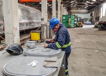 Astillero Montevideo se apresta a botar un nuevo barco construido en aluminio