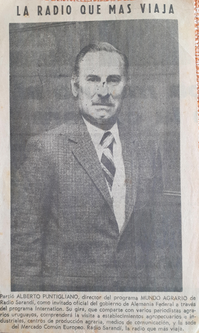 Alberto Puntigliano: un caballero que dejó huella en la comunicación rural