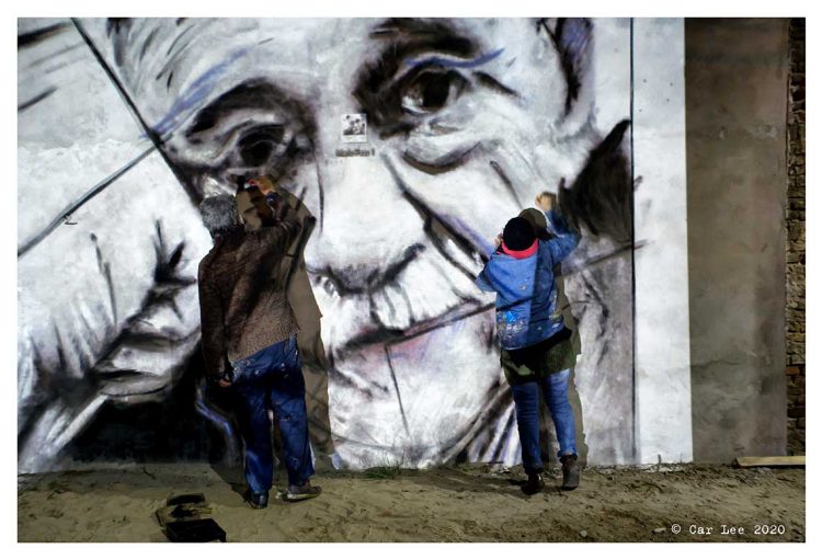 Mural Mario Benedetti en Paso de los Toros