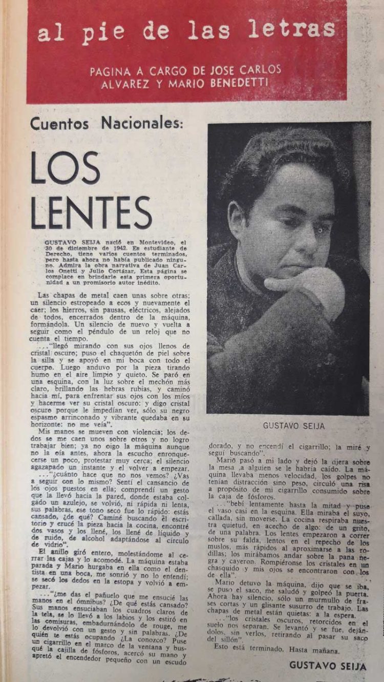 Mario Benedetti al pie de las letras