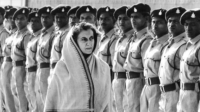 Indira Gandhi, hito de la política india