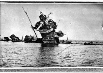 Gran combate naval frente a costas uruguayas