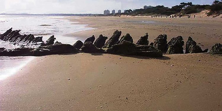 En la costa uruguaya hay una historia de muchos naufragios