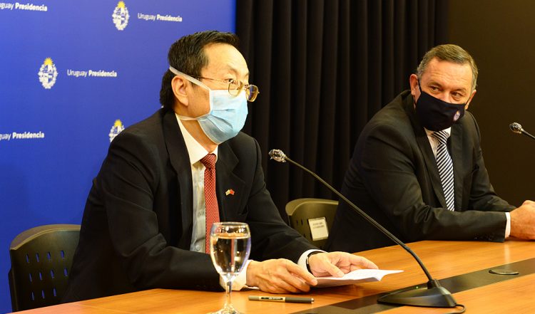 Embajador chino en Uruguay resaltó el potencial de crecimiento en el vínculo entre ambos países