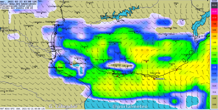 Última semana de febrero termina sin lluvias pero con relevante información para el futuro