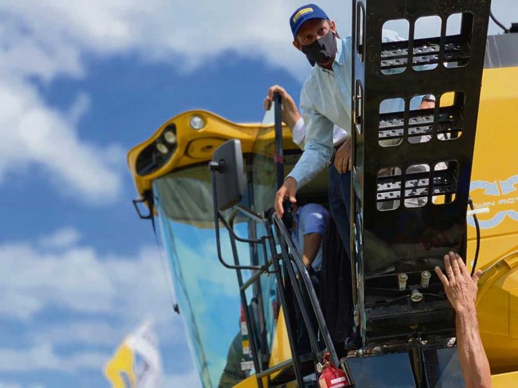 Inauguración de la cosecha de arroz:  entre el optimismo y las necesidades del sector