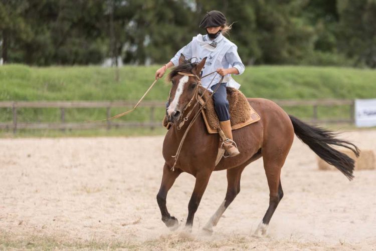 Los jinetes y sus Criollos exhibieron toda su destreza en Maldonado