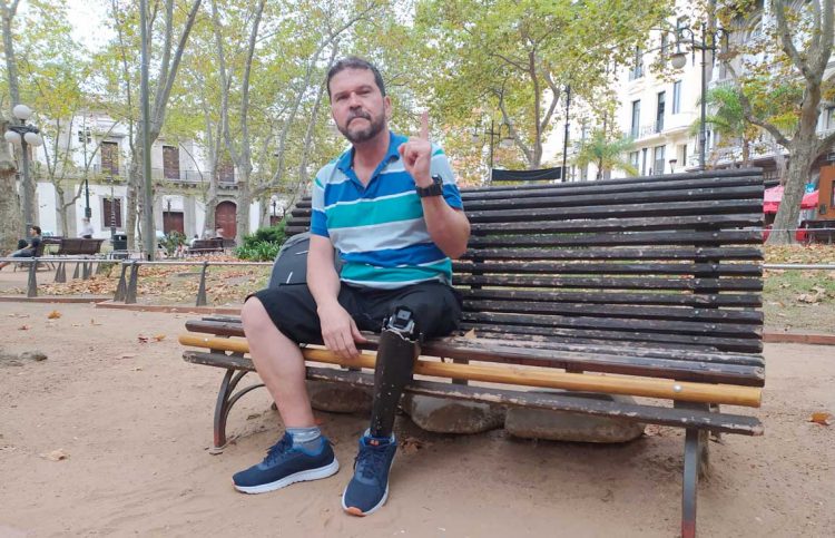 Toda Sudamérica en una pierna