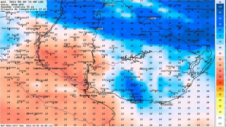 Mayo comienza con un cambio de masa de aire; refuerza al otoño y retorna el frío