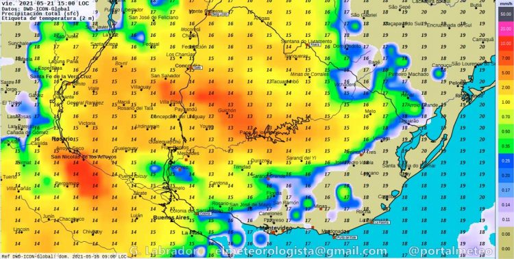 El otoño continúa frío y húmedo; vuelven las precipitaciones y vientos fuertes