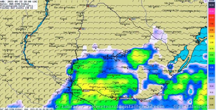 El otoño continúa frío y húmedo; vuelven las precipitaciones y vientos fuertes