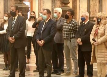 Manini Ríos llamó a aprender del pasado en homenaje a Michelini y Guitiérrez Ruiz