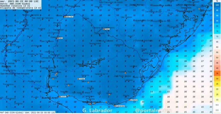 Heladas, nieblas y neblinas; y a mitad de semana tormentas con lluvias