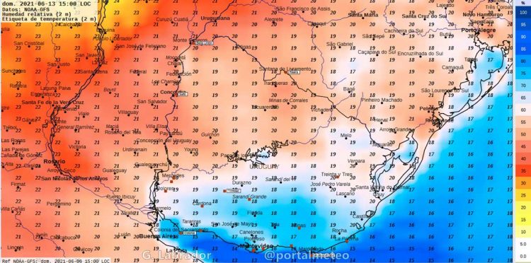 Continúa el frío, la humedad y cielos nubosos con períodos de cubierto
