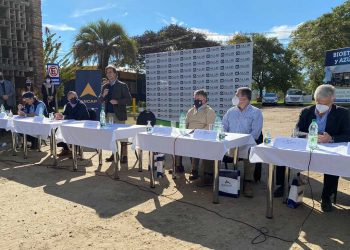 El presidente Lacalle inauguró la zafra de la caña de azúcar