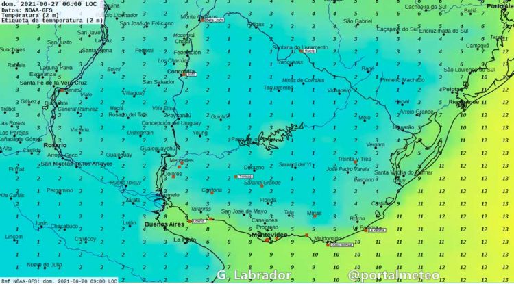 Heladas, nieblas y neblinas; y a mitad de semana tormentas con lluvias