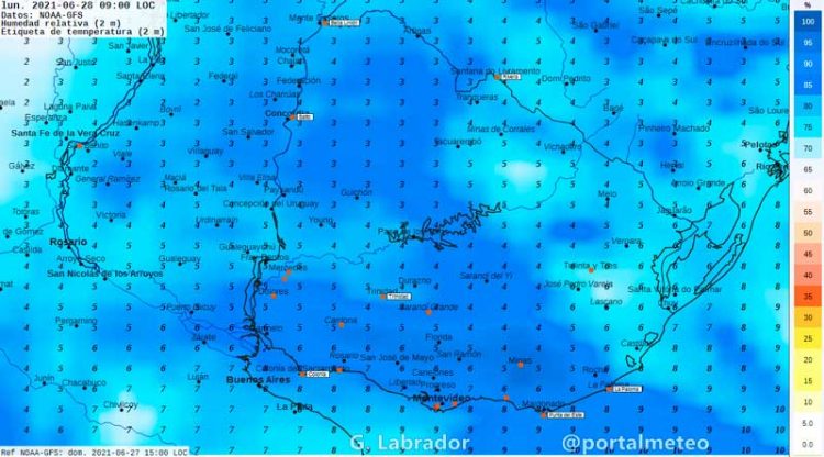 El invierno continúa frío, húmedo y ventoso