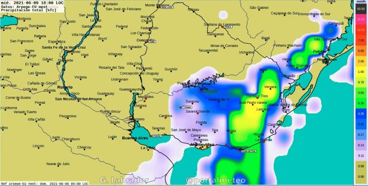 Continúa el frío, la humedad y cielos nubosos con períodos de cubierto
