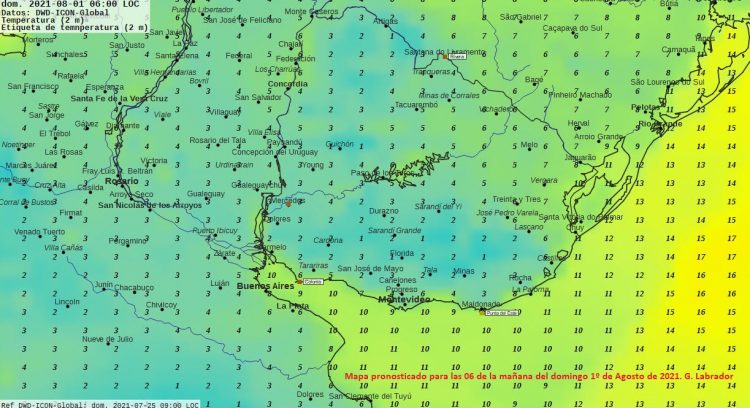 Frío Polar, vientos fuertes, y heladas caracterizan la última semana de Julio