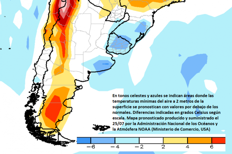Frío Polar, vientos fuertes, y heladas caracterizan la última semana de Julio