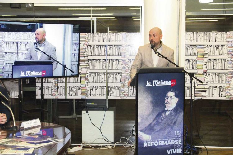 La Mañana presentó el suplemento homenaje a José Enrique Rodó