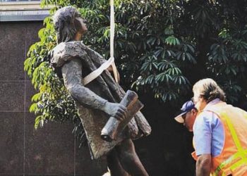 En Colombia retiran estatuas de Cristóbal Colón ante ola de ataques