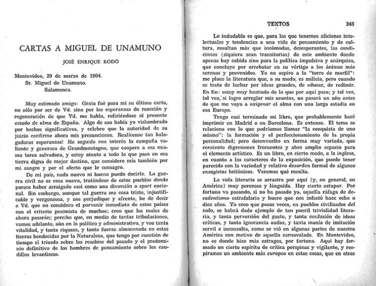 José E. Rodó y La Mañana