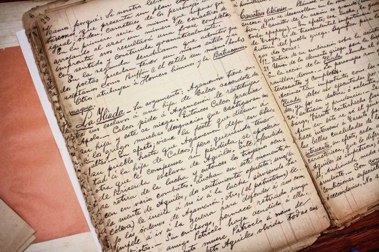 Apuntes de clase de literatura de Rodó: un testimonio de la educación en Uruguay