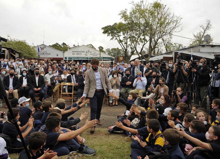 “Tenemos fe en el productor uruguayo”, dijo el presidente Lacalle en la Expo Salto