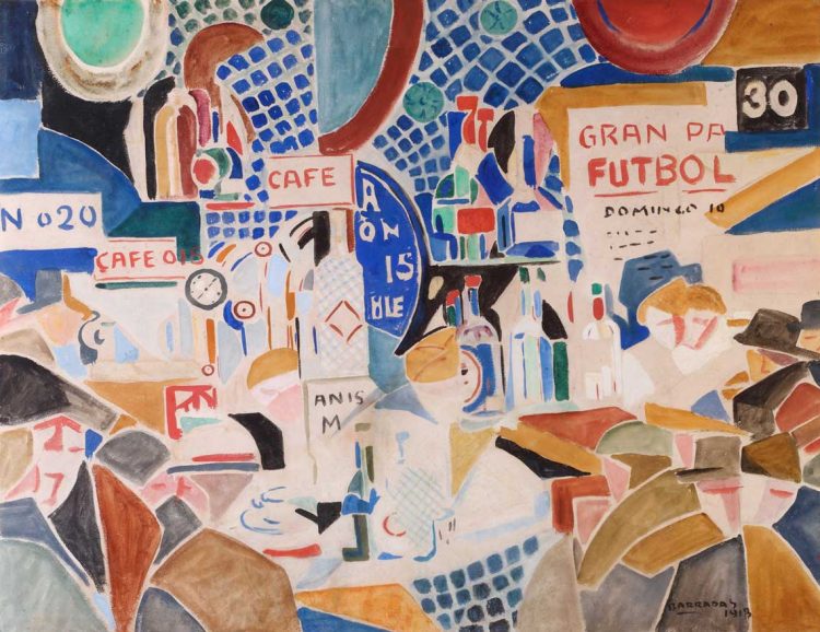 Rafael Barradas, Hombre flecha