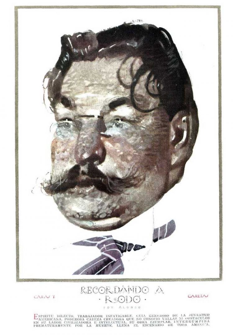 Rodó, en la caricatura