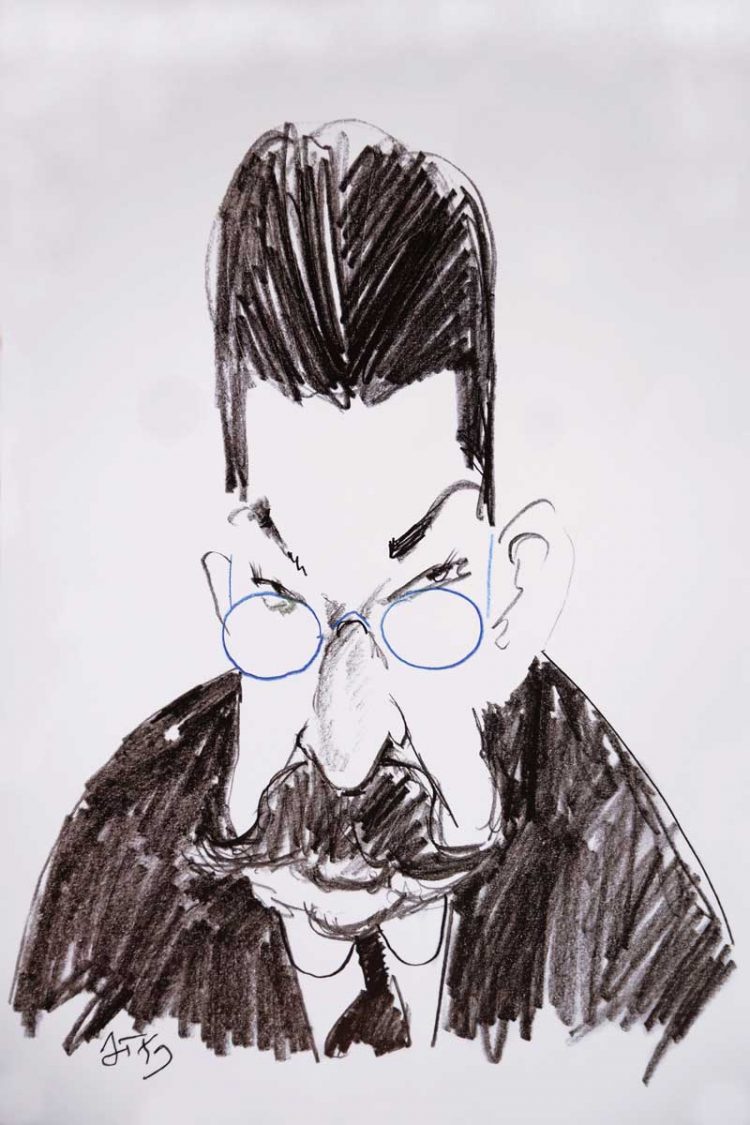 Rodó, en la caricatura