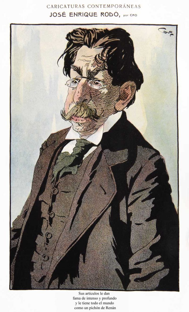 Rodó, en la caricatura