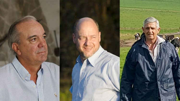 Tres candidatos en pugna para presidir Conaprole