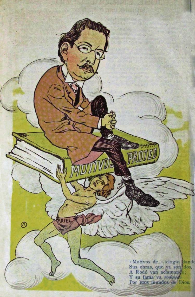 Rodó, en la caricatura