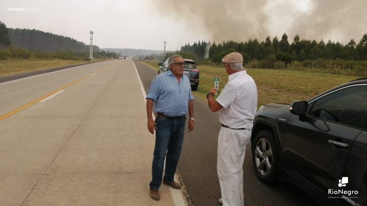 Omar Lafluf: el control de los incendios debe estar en la agenda de los gobiernos departamentales
