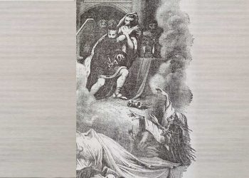 Ilustración para La Tragedia de Macbeth, en Obras Completas de W. Shakespeare, Aguilar, Madrid 1951